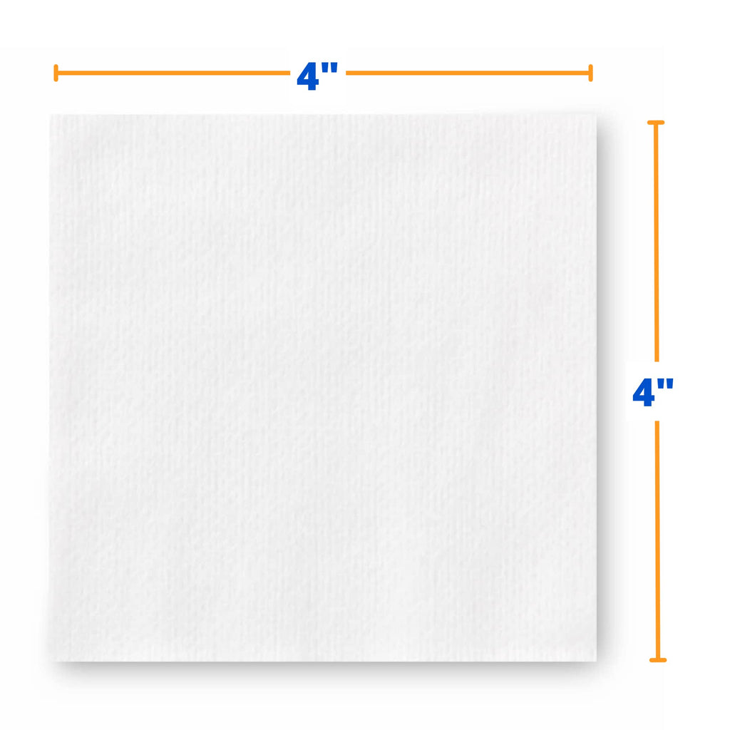 Medline Non-Woven Non-Sterile, Rayon/Poly Gauze Sponge, 4 x 4, 4-Ply (10 Packs of 200)