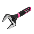 DURATECH 10-Inch Adjustable Wrench, Wide Jaw Opening Plumbing Wrench, CR-V Steel, SAE and Metric Scale Marked, Ergonomic Grip
