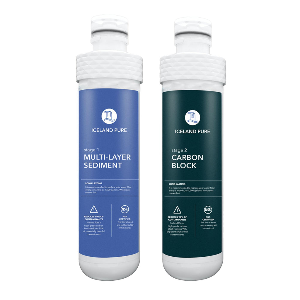 Replacement Filters Compatible with Avalon Branded Bottleless Water Coolers, Lasts 1500 Gallons, Dual Set