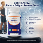 Vitamatic D-Ribose 3200 mg per Serving – Energy Support Supplement – 240 Vegetarian Capsules – Non-GMO & Gluten Free, Made in USA