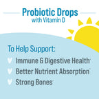 Culturelle Baby Probiotic Drops + Vitamin D, Immune & Digestive Health Support for Babies, Infants & Newborns 0-12 Months, 30 Day Supply, Gluten Free & Non-GMO, 9ml