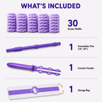 Macroto 30 Count 360°Heavy Duty Duster Refills(for Swiffer), Multisurface Duster Refills Only, Unscented Disposable for Cleaning with 4X Microfibers for Electronics, Furniture, Blinds, Ceiling Fans