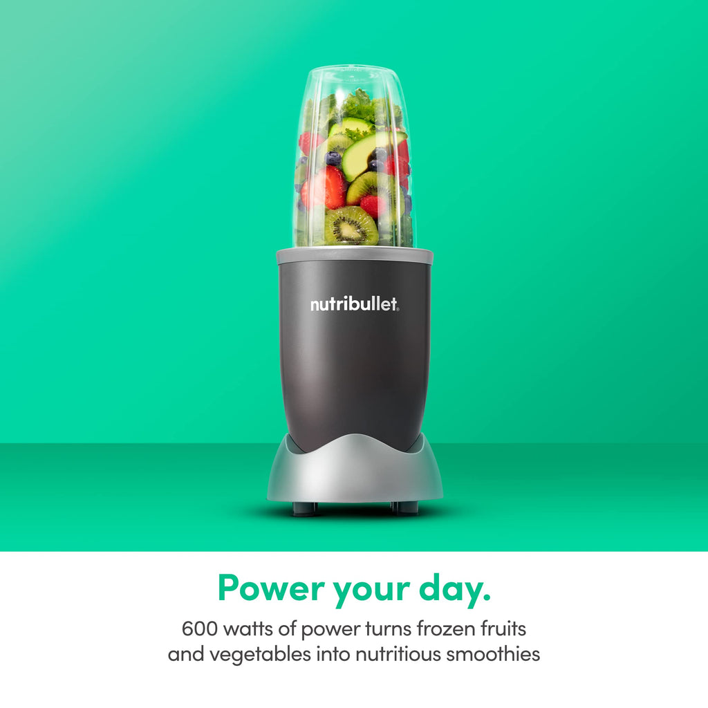 nutribullet Personal Blender, 600W, 24oz Cup, 18 oz Cup, NBR-0601WM