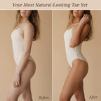 Self Tanner Tanning Mousse Kit - USA Made with Natural & Organic Ingredients, Self Tanner Mousse and Mitt, Tan Kit, Fake Tan Tanning Foam, Fair to Medium, Sunless Tanners Best Sellers