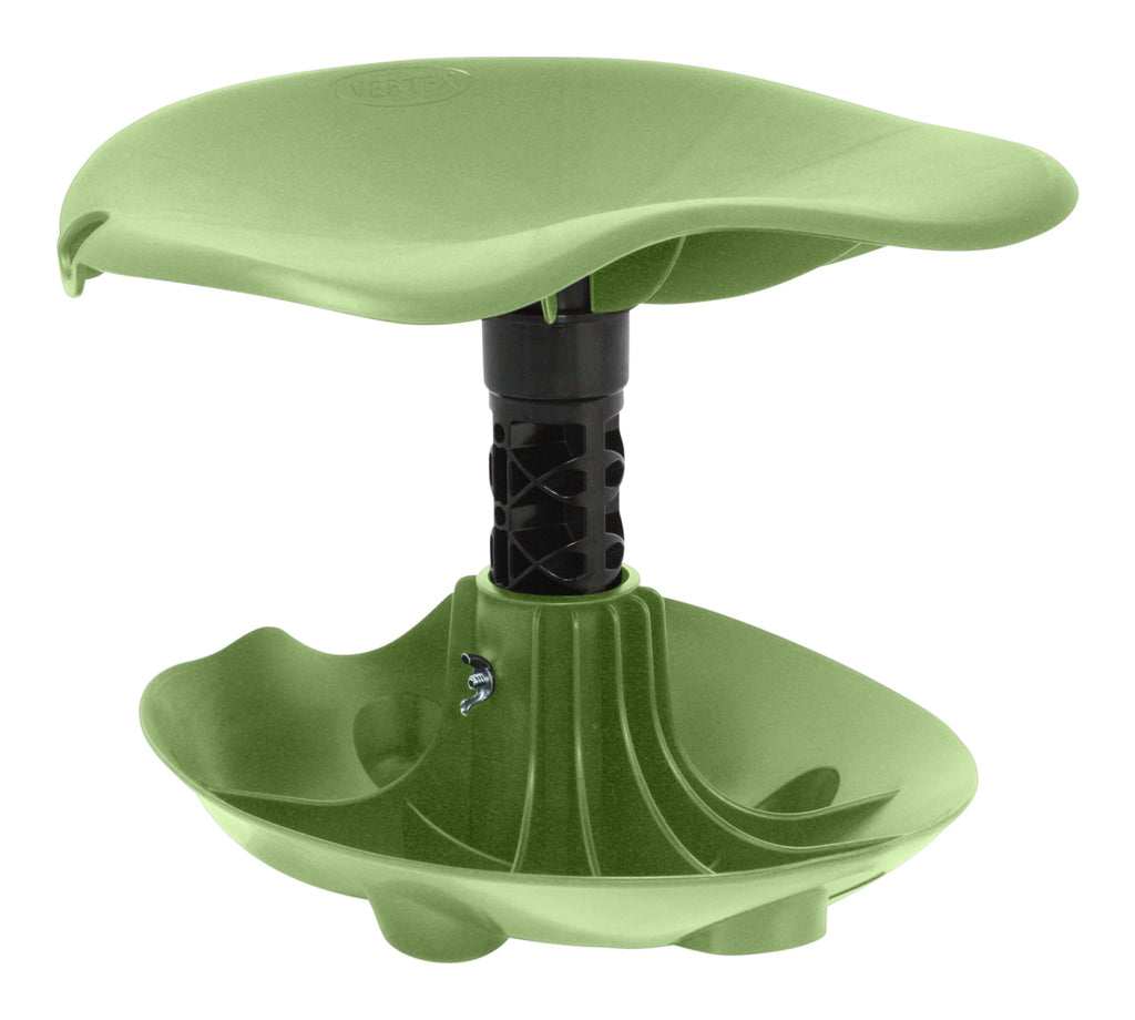 TheXceptional ROCKr Garden Stool with Seat Pad | Gardening Stool with Rocking Base for Yard and Garden | Light Weight Gardeners Chair Tool to Help Knees | Made in USA by Vertex Products | Model EX121