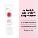 Cell Fusion C Laser UV Defense Face Sunscreen SPF 50, PDRN & 6 Ceramides, Broad Spectrum Korean Sunscreen for Face, Soft Matt Finish, 50ml / 1.69 fl.oz