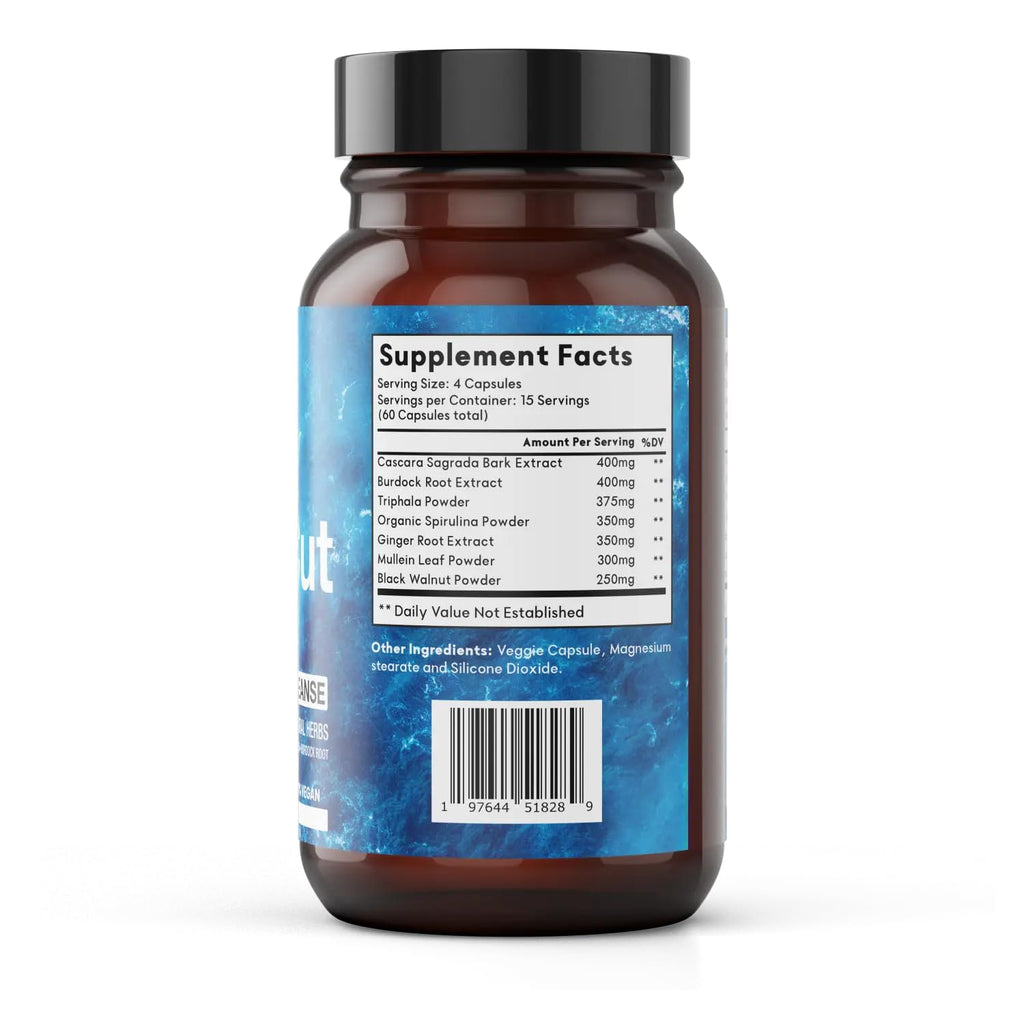 TooCut Detox - Body Detox Supplement for Digestive Support, Gut Health & Natural Cleansing - Helps Reduce Bloating & Supports Energy - 7 Herbal Ingredient Plant-Based Formula - 60 Vegan Capsules
