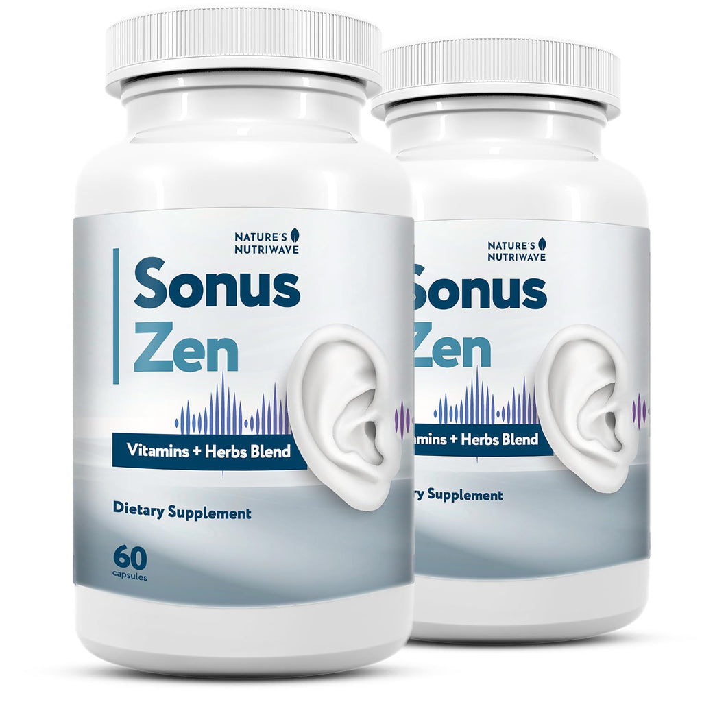 SonusZen – Vitamin & Herbal Extract Capsules – 60 Ct, 2 Month Supply