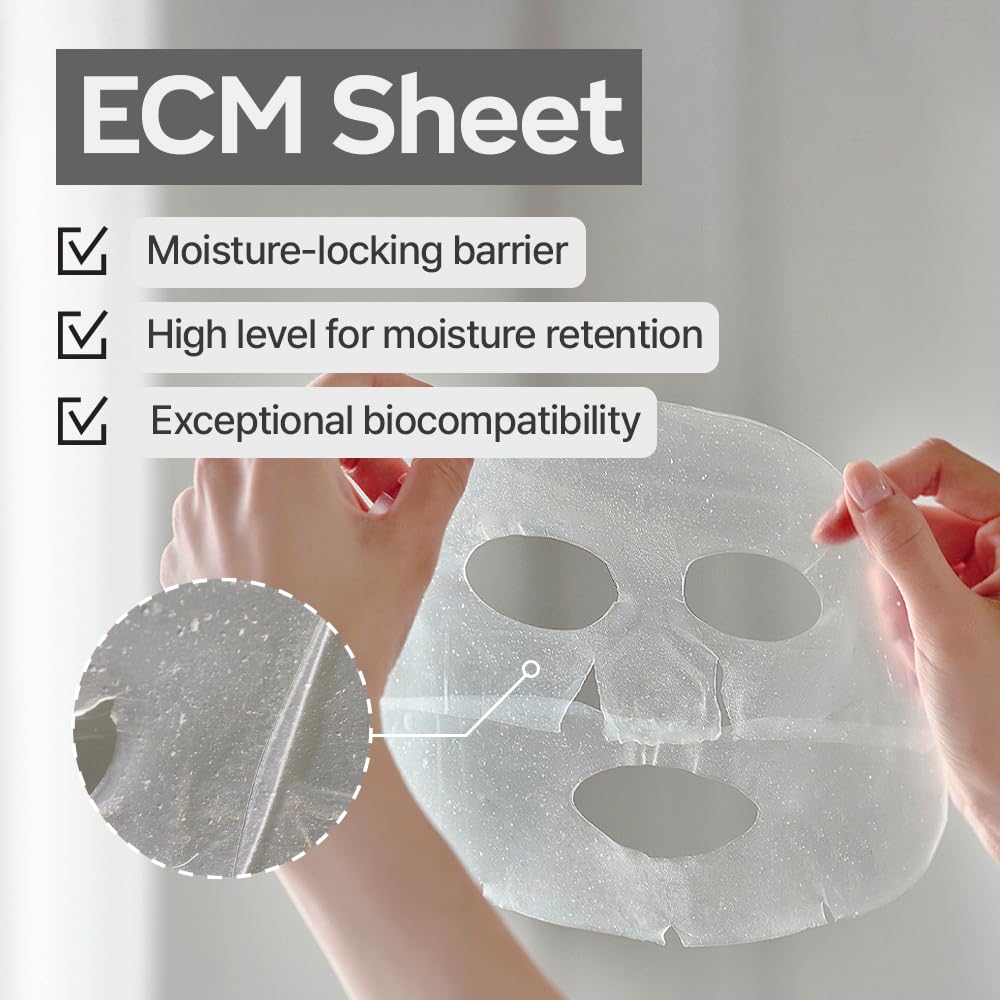 DERM·ALL MATRIX] Daily Facial Dermal-care (35g/sheet) Overnight mask pack,Lifting and Hydrating,Soothing, Exfoliating,Skin Nourishing,Collagen sheet mask. (24sheets/8weeks)