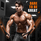 WHATAFIT Resistance Bands, Exercise Bands���Resistance Bands for Working Out, Work Out Bands with Handles for Men and Women Fitness, Strength Training Home Gym Equipment