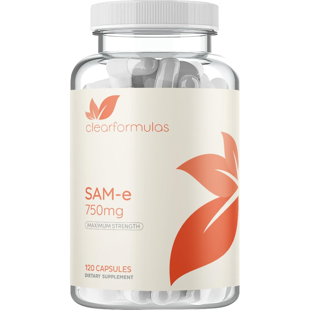 Bioactive SAM-e 750mg - High Strength SAM-e Supplement with Biologically Active S,S Form for Liver and Mood Support - Vegan Non-GMO Preservative Free - Made in The US (120 Capsules)