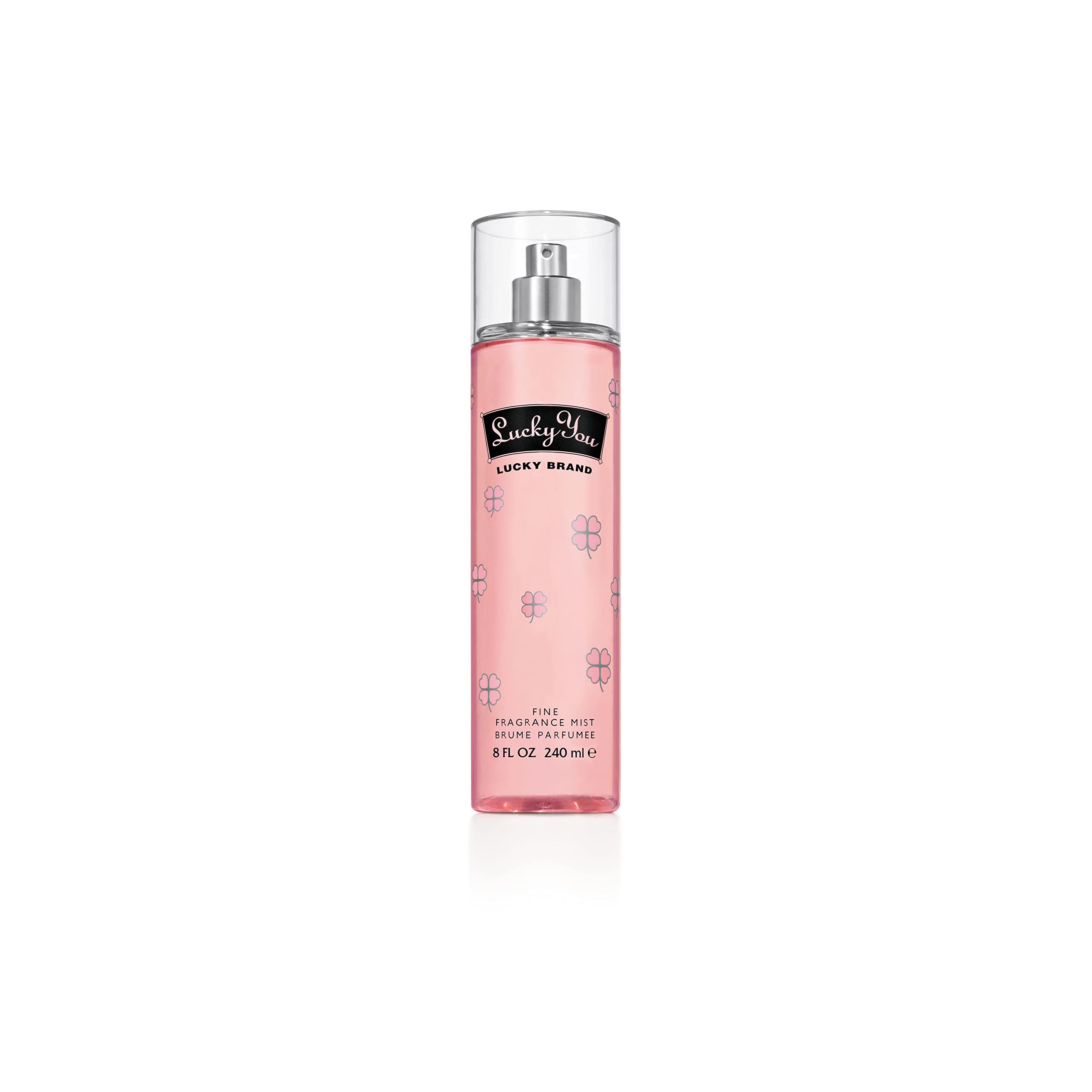 Lucky Brand Lucky You Women's Body Mist, Eau de Toilette Spray, Gift for Women, Day or Night Fragrance with Fresh Flower Citrus Scent, 8 Fl Oz