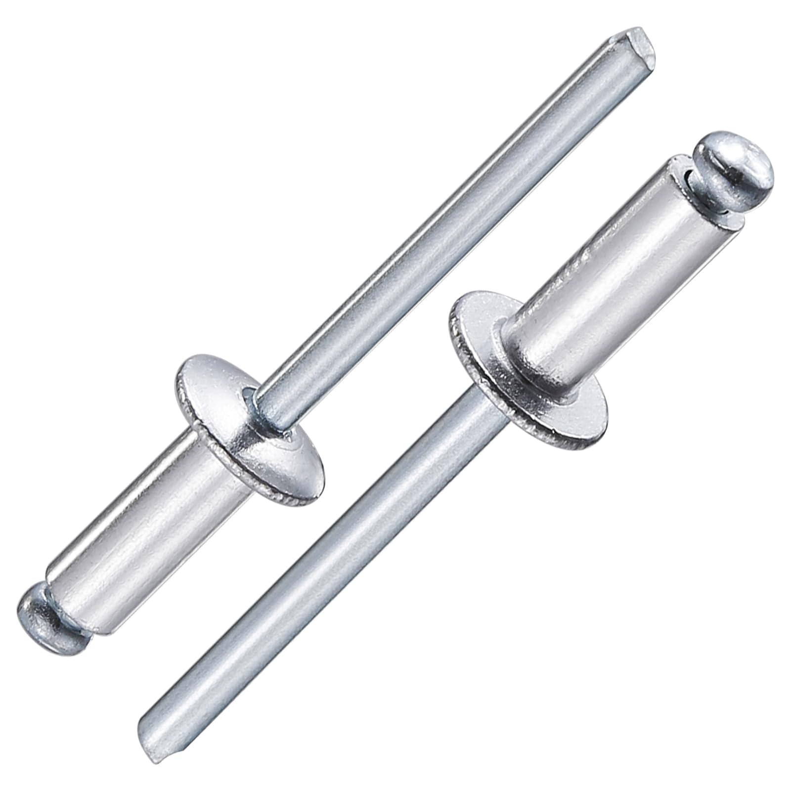 Wensilon (Pcs) 5/32"x3/8" White Aluminum blind pro Rivets,White Aluminum Grip and Steel Mandrel