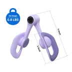 MERACH Thigh Trainer, Pelvic Floor Muscle Trainer, Inner Thigh Exercise Workout Equipment for Home Gym, Pelvic Floor Strengthening Women (Purple)