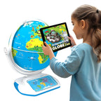 PlayShifu’s Latest Educational Globe for Ages 4+ - Orboot Earth Explorer | AR Interactive Globe Toy | 400+ Wonders | 1000+ Facts | Exciting Features | Constellation Mode | Magic Stylus | Zap-on Panels | 720° Rotation | Fun Games | Solve Mysteries | STEM T