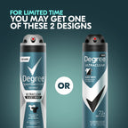 Degree Men UltraClear Antiperspirant Deodorant Spray, 3 Pack, 3.8 Ounce