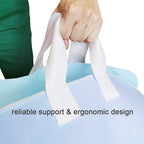2 Pack Bed Pads for Incontinence Positioning Bed Pad with Handles for Lift and Transfer Reusable Waterproof Bed Pads Washable Incontinence Bed Pads for Elderly Hospital Home Care 36” × 34”