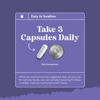 Triple Magnesium Complex Supplement - High Absorption Magnesium Glycinate, Malate & Taurate Blend for Muscles, Energy Support & Heart Health - Triple Mg Complex 400 mg Capsules - 120 Count