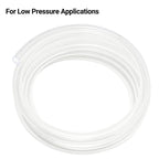 1’’ ID × 1-1/4’’ OD - 10 ft Clear Plastic Vinyl Tubing, Flexible PVC Hose Lightweight BPA Free and Non-Toxic vinyl Tube for Transfer Water Air Oil
