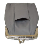 Leather Cigarette Case Pack Holder Regular or 100's Lighter Pocket by Leatherboss (Grey)