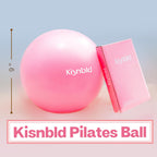 kisnbld Small Exercise Ball, 9 Inch Mini Pilates Ball, Anti Burst and Slip Resistant Mini Yoga Ball for Stability, Fitness, Physical Therapy, Stretching & Core Strength Workout at Home Gym & Office