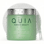QUIA Toner Pads – AHA/BHA Dual-Action Exfoliate and Hydrate All in One – Soothing Formula for Sensitive Skin – Reduces Blackheads and Blemishes- 70 Gentle Textured Pads – Korean Skincare