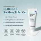 CURECODE Soothing Relief Gel Moisturizer 80ml (2.71 Fl Oz) Korean Skin-Biome Science with Neuromide, Ceramides for Calming, Hydration with Skin Barrier, Pore Refinement, and Gentle for All Ages