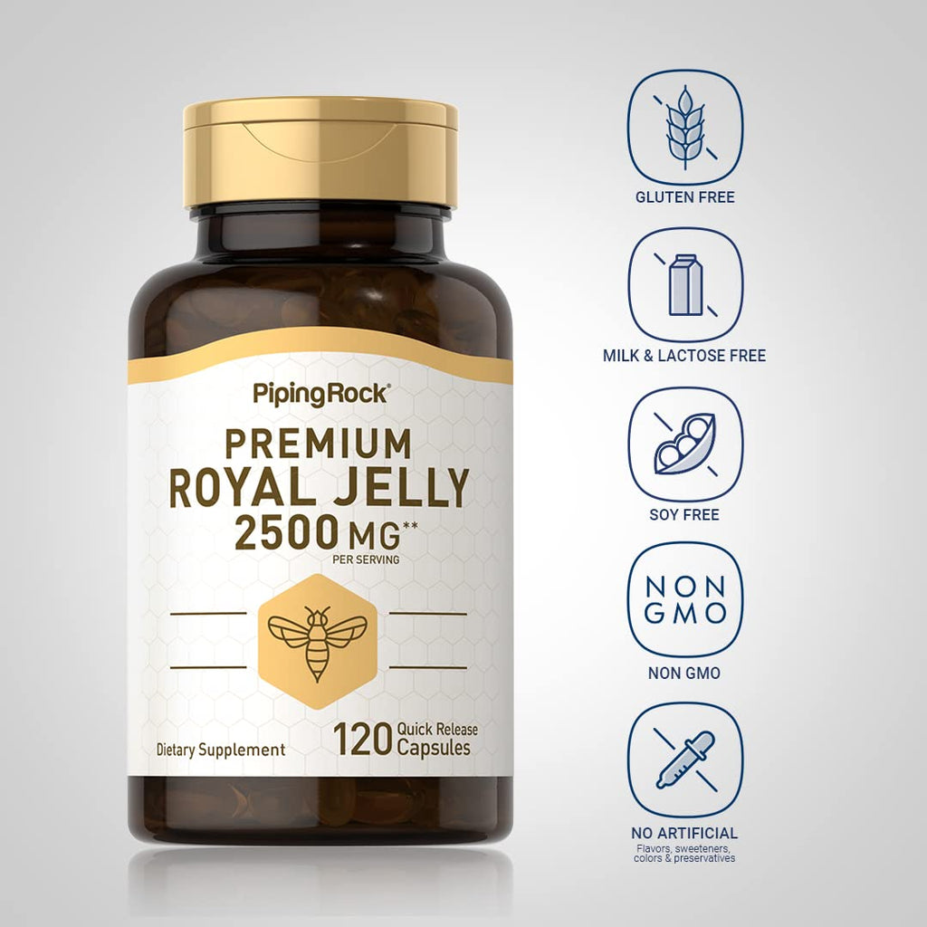 Piping Rock Royal Jelly Capsules | 120 Count