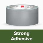 3M Basic Duct Tape, 1.88 in x 55 yd, 1 Roll, Hand Tear Silver Duct Tapes for Temporary Repairs, Indoor Use, Great for Bundle, Patch, Protect & Repair (1055)