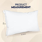 Utopia Bedding Gusset Bed Pillow, Hotel Pillows Queen Size Set of 2, White