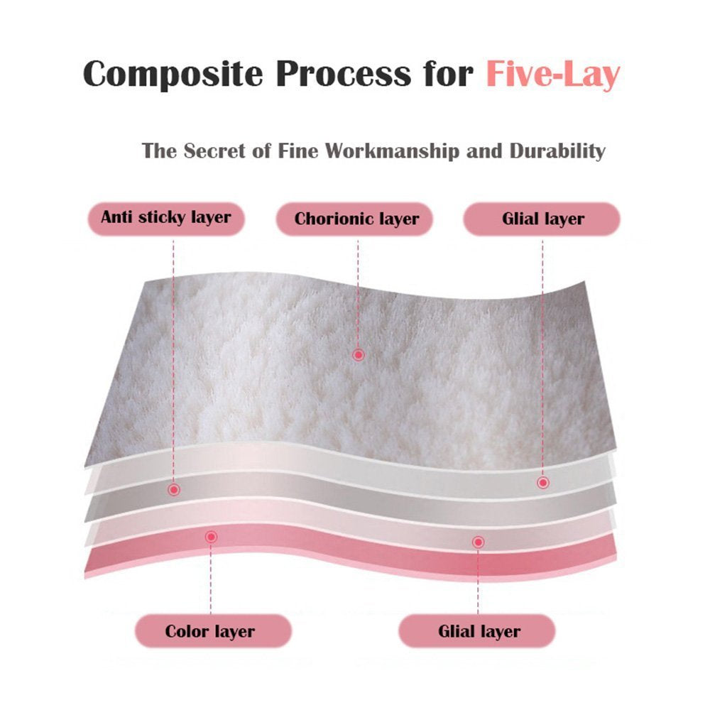 Household Gloves Latex-Free, 15" Long Cuff, Soft Lining, Adjustable Strap, Multi-Layer Protection, Flexible, Comfortable, Chemical-Resistant, Reusable for Cleaning, Dishwashing, 4 Pair Medium