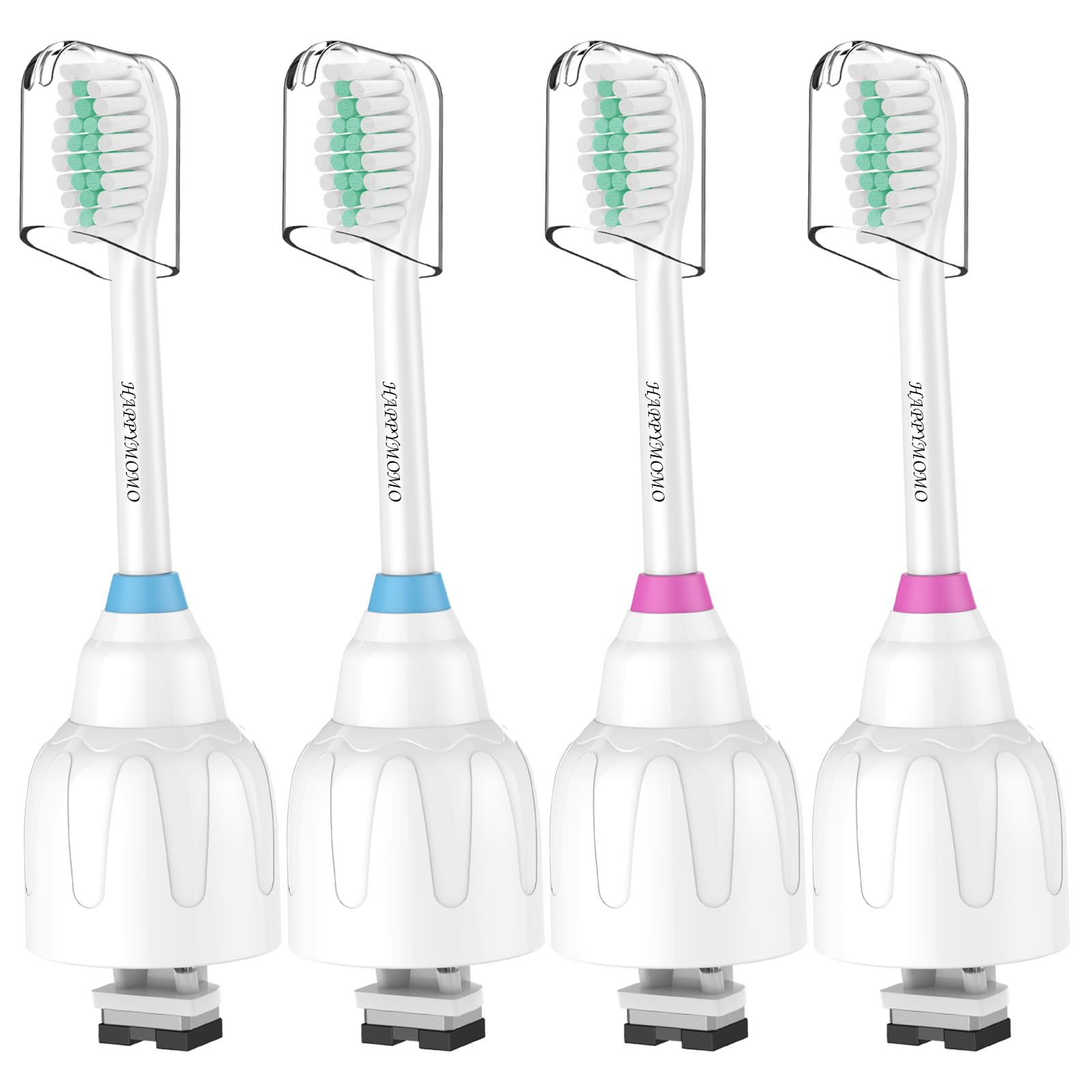 Replacement Toothbrush Heads for Philips Sonicare E-Series/Essence/Xtreme/Elite and Other Screw-on Models, 4 Pack, Dupont Bristles for Effective Cleaning