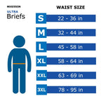 McKesson Ultra Briefs, [60 Count], XL, 58-64 in. Incontinence Adult Diapers with Tabs, Heavy Absorbency, Unisex, Disposable, Elastic Leg Gathers and Contoured Fit for Men and Women