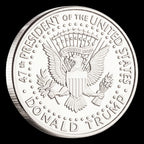 Donald Trump Assassinated Coins Shooting Collection Medal Trump Fighting for America Collectible Coin (3 Pieces Silver-Silver)
