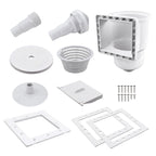 Kefly Above Ground Pools Skimmer with Accessories, Thru-Wall Skim Compatible with All Standard Pool Wall Cutouts