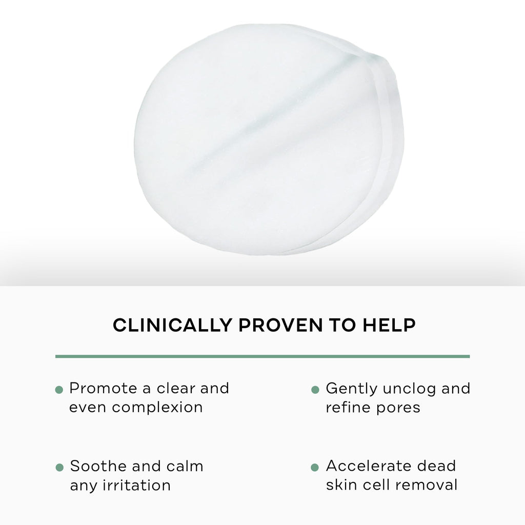 Replenix Gly-Sal Clarifying Acne Pads, 60 Count, Medical-Grade Glycolic Acid & 2% Salicylic Acid Exfoliating Pads for Acne-Prone Skin, Help Clear Blemishes & Refine Pores, Non-Oily