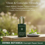 Derma Botanica Overnight Repair Serum,Derma Botanica Overnight Serum,with Multi-Molecular Hyaluronic Acid - smooth, and refresh the look of skin for a more youthful appearance. 1.76fl.oz(1pc)