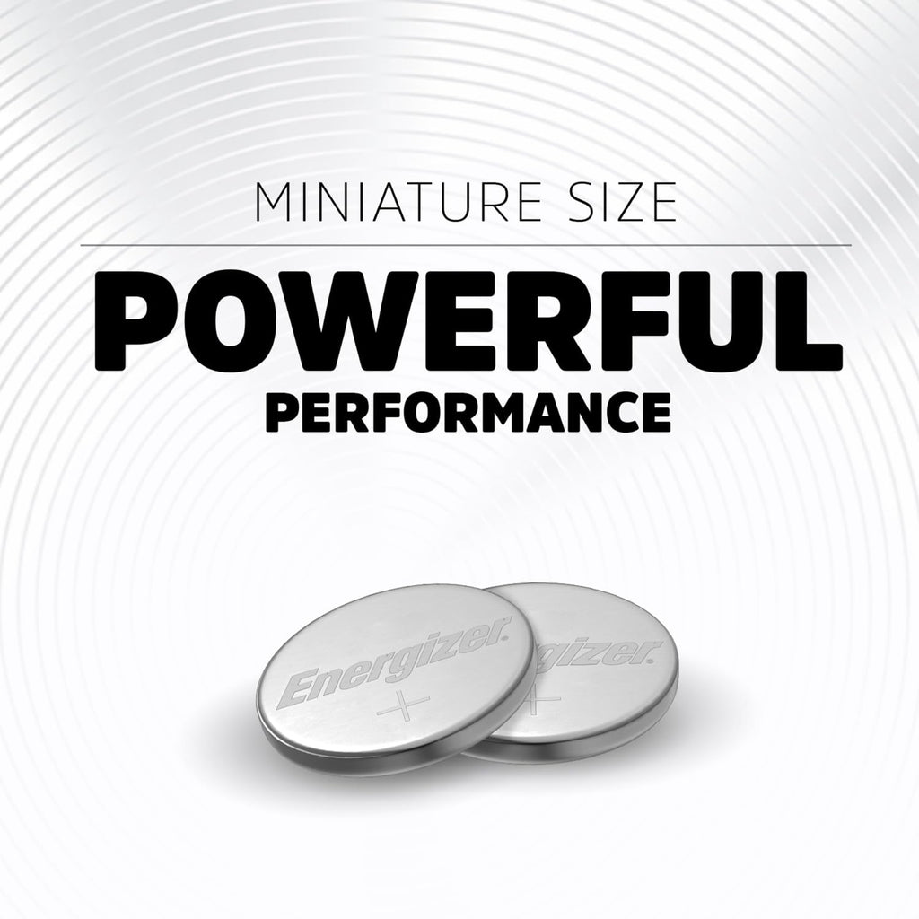 Energizer 2025 Batteries (2 Pack), 3V Lithium Coin Batteries With 3-in-1 Child Shield