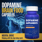 CJMJIM Dopamine Brain Food - 60 Veg Capsules | All Natural Neurotransmitter Support for Mental Alertness | Promotes Dopamine Production | Brain Food with L - Phenylalanine, L - Tyrosine (1)