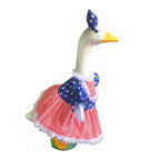 Porch Goose Outfits for 23 Inch Lawn Statue, Patriotic USA Costume