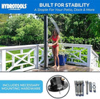 HYDROTOOLS By SWIMLINE 2 Section Niagara Rainfall Solar Shower 7 Feet | Adjustable Head & Foot Tap Spigot | 10 Gal Capacity Up To 140 Degrees | Environmentally Friendly | Outdoor Backyard Poolside Spa