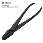 VOUIU 5-Piece Bonsai Tool Set,Knob Cutter,Concave Cutter,Wire Cutter,Jin Pliers,Bonsai Scissors