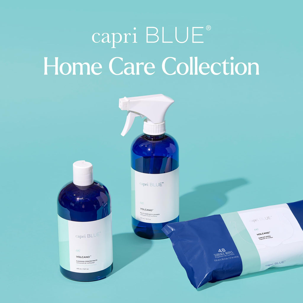 Capri Blue Volcano Multi Surface Cleaner Spray - Multi Purpose Cleaner - Cleaning Spray Safe for Countertops, Granite, & More - Vegan & Cruelty Free Cleaning Supplies (16 fl oz)