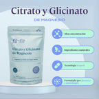 B-FIT B Magnesium Glycinate & Citrate - Supports Sleep and Muscle Recovery - Vegan - 496 mg -220 Capsules - 2 Month Supply