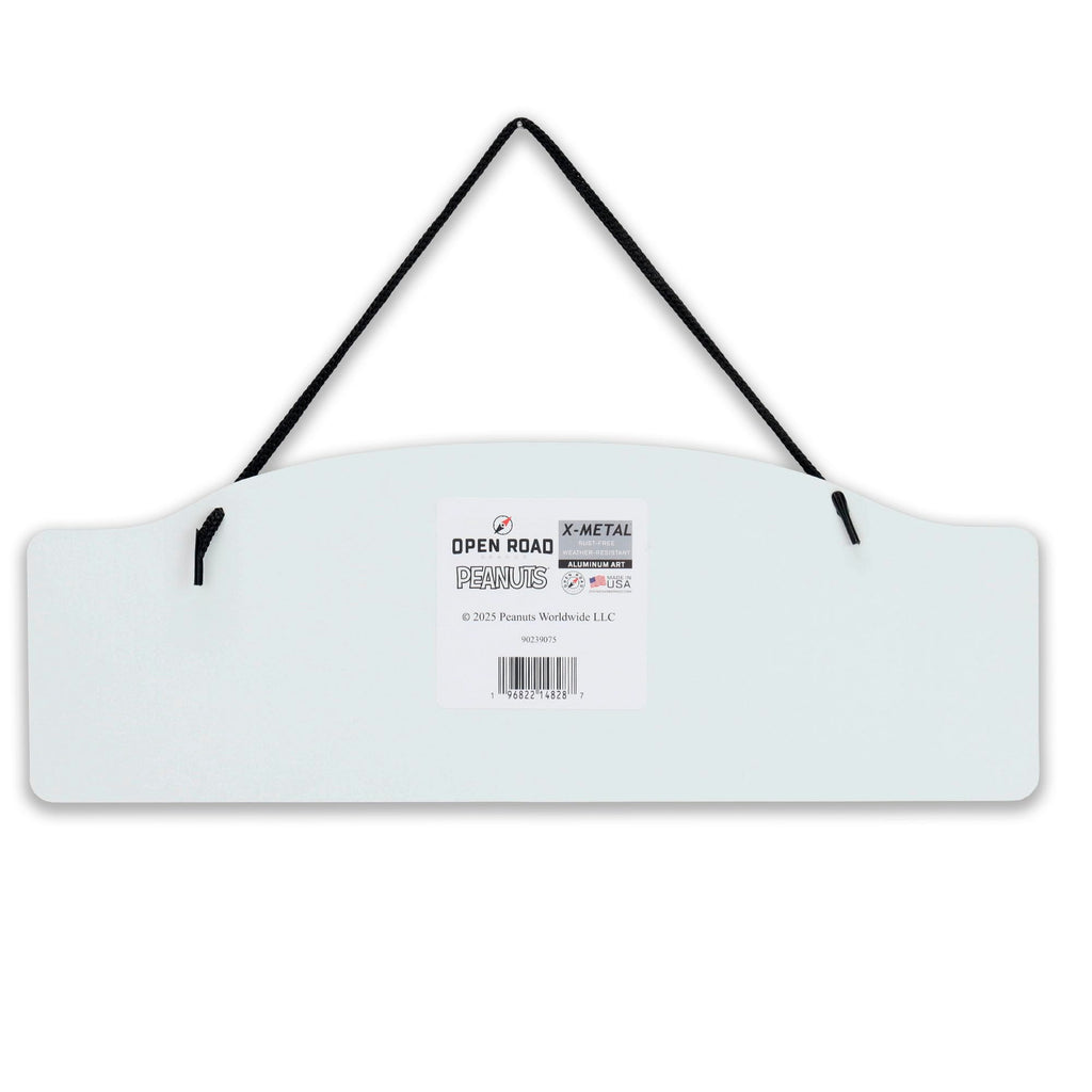 Peanuts How Are You Feeling Hanging Metal Sign