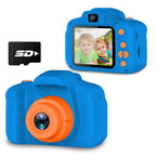 Seckton Upgraded Kids Selfie Camera, HD Digital Video Camera-Navy Blue