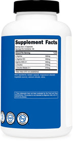 Nutricost Nitric Oxide Booster 2250mg, 180 Capsules - 750mg Per Casule, 60 Servings - Gluten Free and Non-GMO