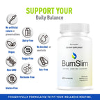 Burn Slim Capsules - Official BurnSlim Weight Pills Advanced Premium Formula Support, All Natural Burn Slim Vitamin Supplement for Overall Health & Wellness Reviews, 60 Capsules for 1 Month