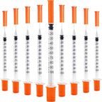40 PACK U-100 Disposable Syringes 1ml/cc, 30G 5/16" (8mm), Individually Wrapped for Precision, Hygiene, and Safe Use