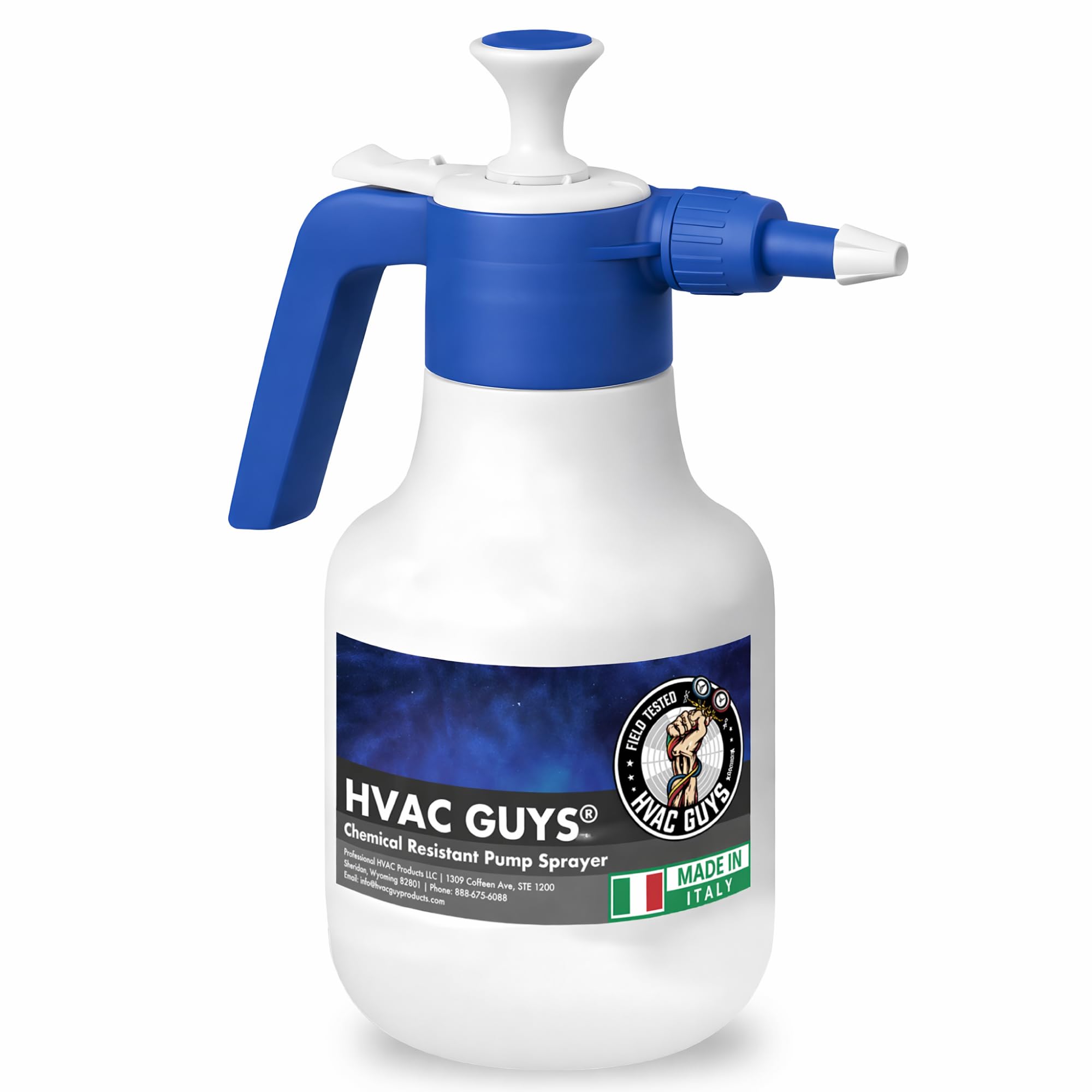 HVAC Guys Handheld Chemical Pump Sprayer with 360° Spray Angle